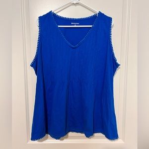 Northcrest Sleeveless Top 2X